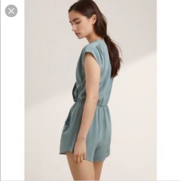 Teal Babaton Corbett romper (in turquoise) - Picture 2 of 5